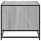 vidaXL Coffee Table Grey Sonoma 100x50x45 cm Engineered Wood and Metal
