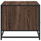 vidaXL Coffee Table Brown Oak 100x50x45 cm Engineered Wood and Metal