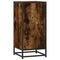 vidaXL Sideboard Smoked Oak 35.5x35x76 cm Engineered Wood and Metal