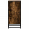 vidaXL Sideboard Smoked Oak 35.5x35x76 cm Engineered Wood and Metal