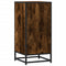 vidaXL Sideboard Smoked Oak 35.5x35x76 cm Engineered Wood and Metal