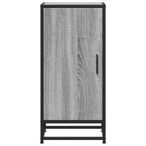 vidaXL Sideboard Grey Sonoma 35.5x35x76 cm Engineered Wood and Metal
