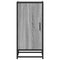 vidaXL Sideboard Grey Sonoma 35.5x35x76 cm Engineered Wood and Metal