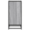 vidaXL Sideboard Grey Sonoma 35.5x35x76 cm Engineered Wood and Metal