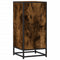 vidaXL Sideboard Smoked Oak 35.5x35x76 cm Engineered Wood and Metal