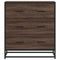 vidaXL Sideboard Brown Oak 68x35x76 cm Engineered Wood and Metal