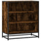vidaXL Sideboard Smoked Oak 68x35x76 cm Engineered Wood and Metal