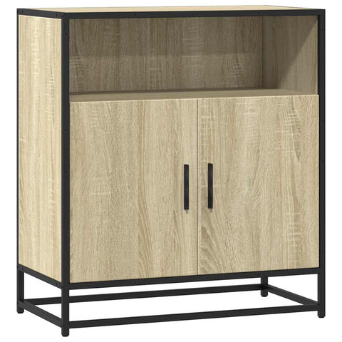 vidaXL Sideboard Sonoma Oak 68x35x76 cm Engineered Wood