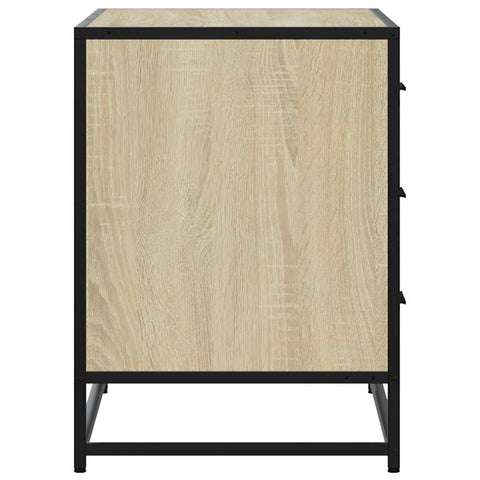 vidaXL Drawer Cabinet Sonoma Oak 70x41x56 cm Engineered Wood