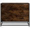 vidaXL Drawer Cabinet Smoked Oak 70x41x56 cm Engineered Wood