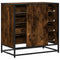 vidaXL Drawer Cabinet Smoked Oak 70x41x70 cm Engineered Wood
