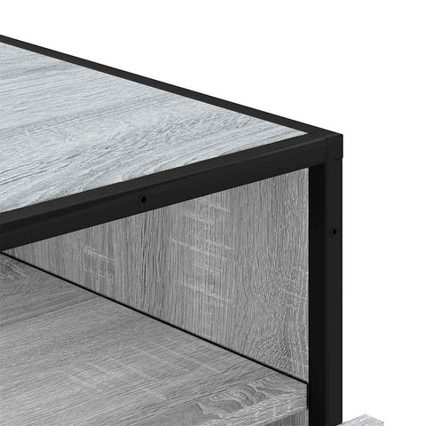 vidaXL Drawer Cabinet Grey Sonoma 70x41x70 cm Engineered Wood