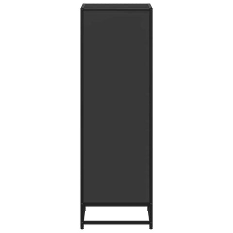 vidaXL Book Cabinet Black 40x35x107.5 cm Engineered Wood