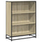 vidaXL Book Cabinet Sonoma Oak 80.5x35x107.5 cm Engineered Wood