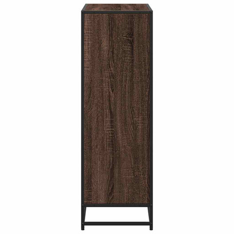 vidaXL Book Cabinet Brown Oak 80.5x35x107.5 cm Engineered Wood