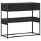vidaXL Console Table Black 90x35x80 cm Engineered Wood