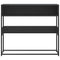 vidaXL Console Table Black 90x35x80 cm Engineered Wood