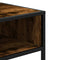vidaXL Console Table Smoked Oak 90x35x80 cm Engineered Wood