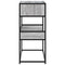 vidaXL Console Table Grey Sonoma 90x35x80 cm Engineered Wood