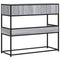 vidaXL Console Table Grey Sonoma 90x35x80 cm Engineered Wood