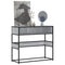 vidaXL Console Table Grey Sonoma 90x35x80 cm Engineered Wood
