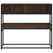 vidaXL Console Table Brown Oak 90x35x80 cm Engineered Wood