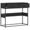 vidaXL Console Table Black 90x35x80 cm Engineered Wood