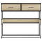 vidaXL Console Table Sonoma Oak 90x35x80 cm Engineered Wood