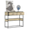 vidaXL Console Table Sonoma Oak 90x35x80 cm Engineered Wood