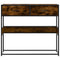 vidaXL Console Table Smoked Oak 90x35x80 cm Engineered Wood