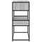 vidaXL Console Table Grey Sonoma 90x35x80 cm Engineered Wood