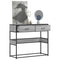 vidaXL Console Table Grey Sonoma 90x35x80 cm Engineered Wood
