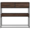 vidaXL Console Table Brown Oak 90x35x80 cm Engineered Wood