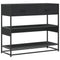 vidaXL Console Table Black 90x35x80 cm Engineered Wood