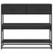 vidaXL Console Table Black 90x35x80 cm Engineered Wood