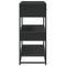 vidaXL Console Table Black 90x35x80 cm Engineered Wood