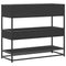 vidaXL Console Table Black 90x35x80 cm Engineered Wood