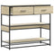 vidaXL Console Table Sonoma Oak 90x35x80 cm Engineered Wood