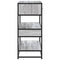 vidaXL Console Table Grey Sonoma 90x35x80 cm Engineered Wood
