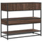 vidaXL Console Table Brown Oak 90x35x80 cm Engineered Wood