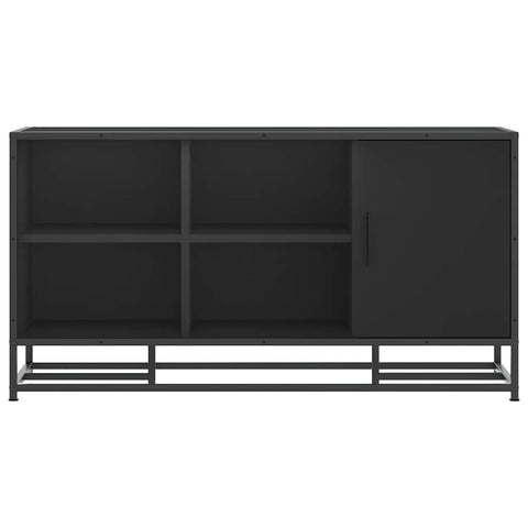 vidaXL Shoe Bench Black 100x40x53.5 cm Engineered Wood and Metal
