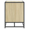 vidaXL Shoe Bench Sonoma Oak 100x40x53.5 cm Engineered Wood and Metal