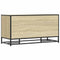 vidaXL Shoe Bench Sonoma Oak 100x40x53.5 cm Engineered Wood and Metal