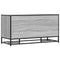 vidaXL Shoe Bench Grey Sonoma 100x40x53.5 cm Engineered Wood and Metal