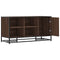 vidaXL Shoe Bench Brown Oak 100x40x53.5 cm Engineered Wood and Metal