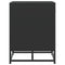 vidaXL Shoe Bench Black 60x40x53.5 cm Engineered Wood and Metal