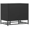 vidaXL Shoe Bench Black 60x40x53.5 cm Engineered Wood and Metal