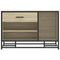 vidaXL Shoe Bench Sonoma Oak 80x40x53.5 cm Engineered Wood and Metal