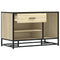 vidaXL Shoe Bench Sonoma Oak 80x40x53.5 cm Engineered Wood and Metal