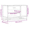 vidaXL Shoe Bench Sonoma Oak 80x40x53.5 cm Engineered Wood and Metal